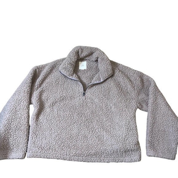 Urban Outfitters Teddy jacket coat Thread & Supply teddy dusty pink pull over MD - Picture 1 of 5